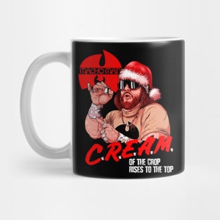 cream santa macho man xmas Mug